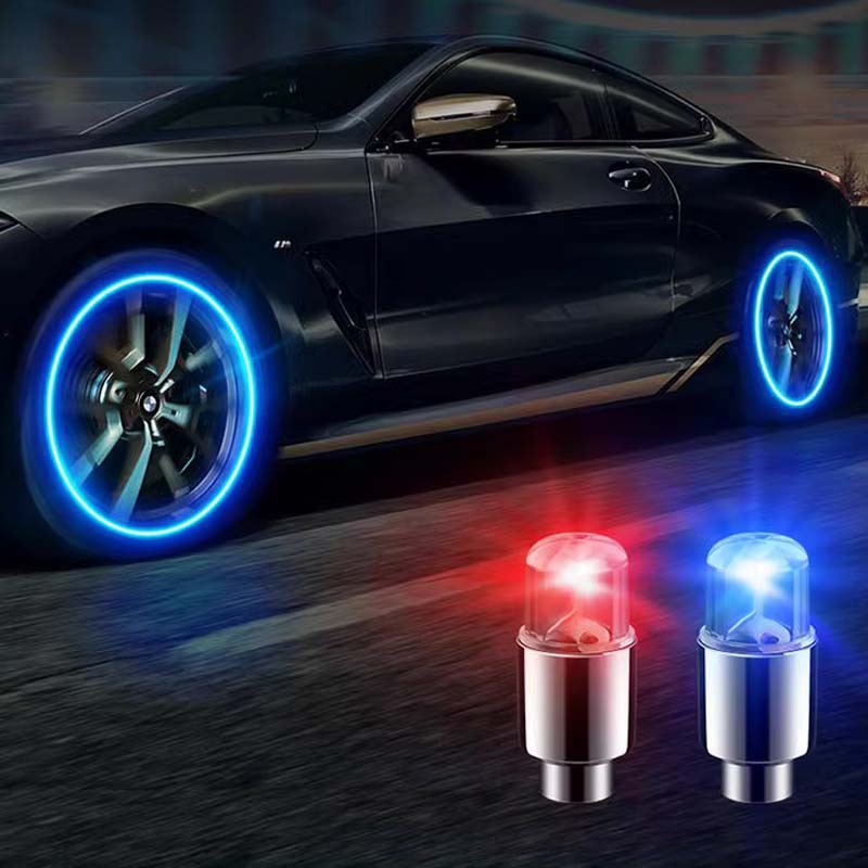 LumaValve LED krytky ventilů pro auta, kola a skútry