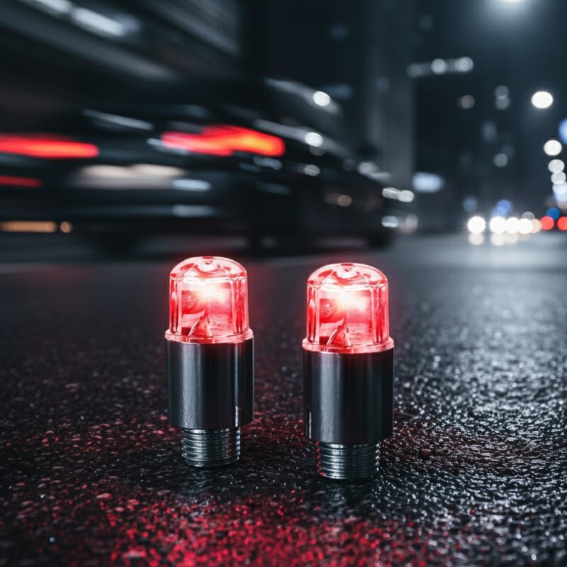 NovaGlo universelle LED-ventillokk for dekk og felger (2/8-pakning)