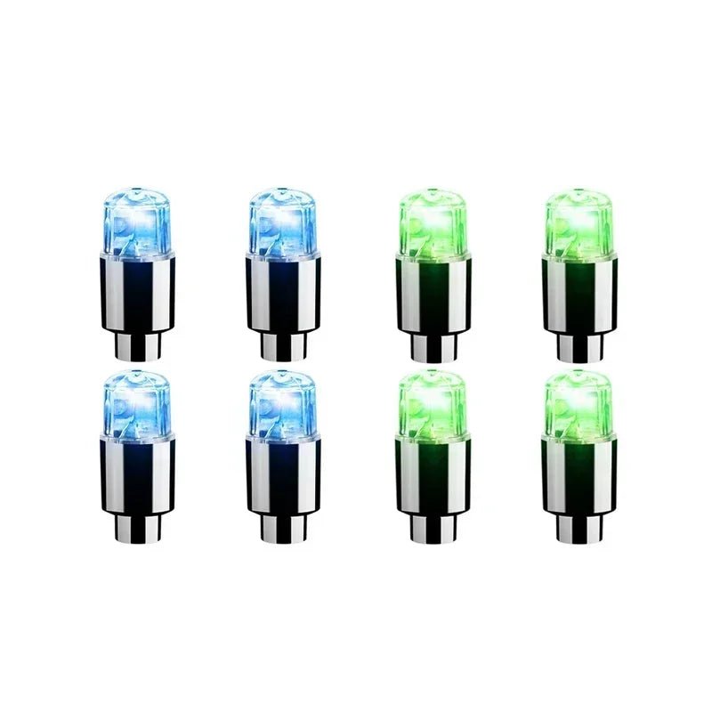 NovaGlo universelle LED-ventillokk for dekk og felger (2/8-pakning)