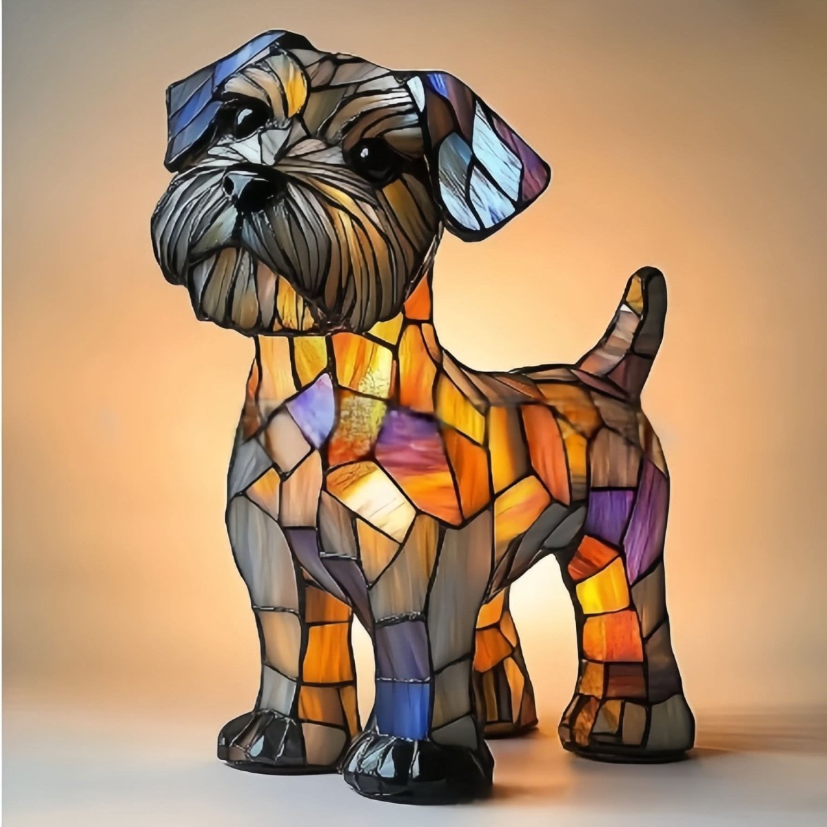 PawGlow LED-natlys til hunderacer for hundeelskere USB-drevet boligdekoration