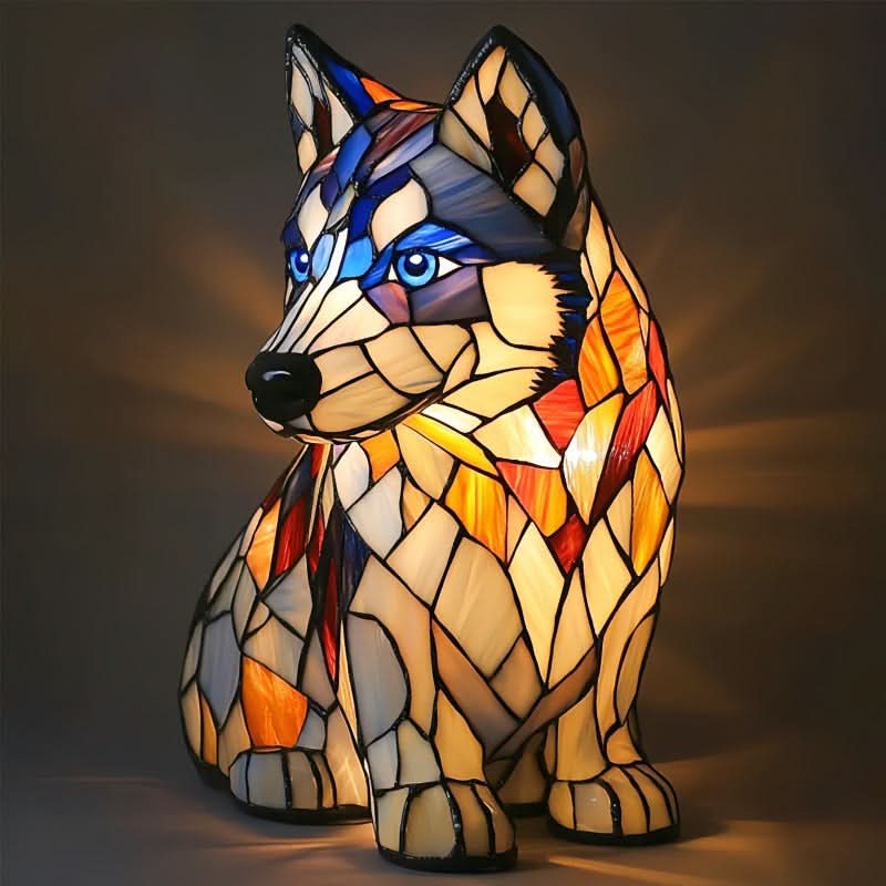 PawGlow LED-natlys til hunderacer for hundeelskere USB-drevet boligdekoration
