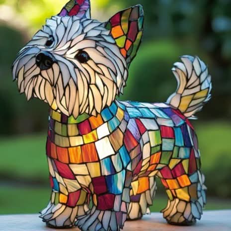 PawGlow LED-natlys til hunderacer for hundeelskere USB-drevet boligdekoration