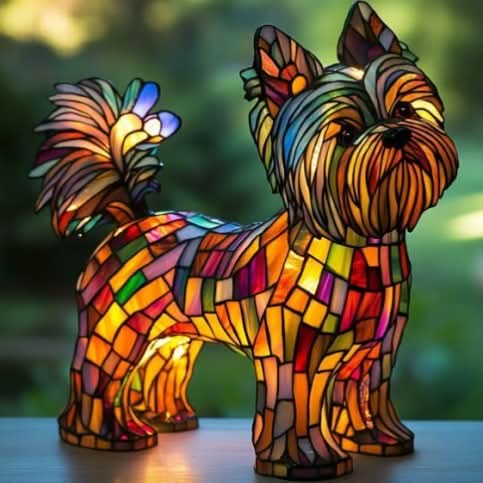 PawGlow LED-natlys til hunderacer for hundeelskere USB-drevet boligdekoration