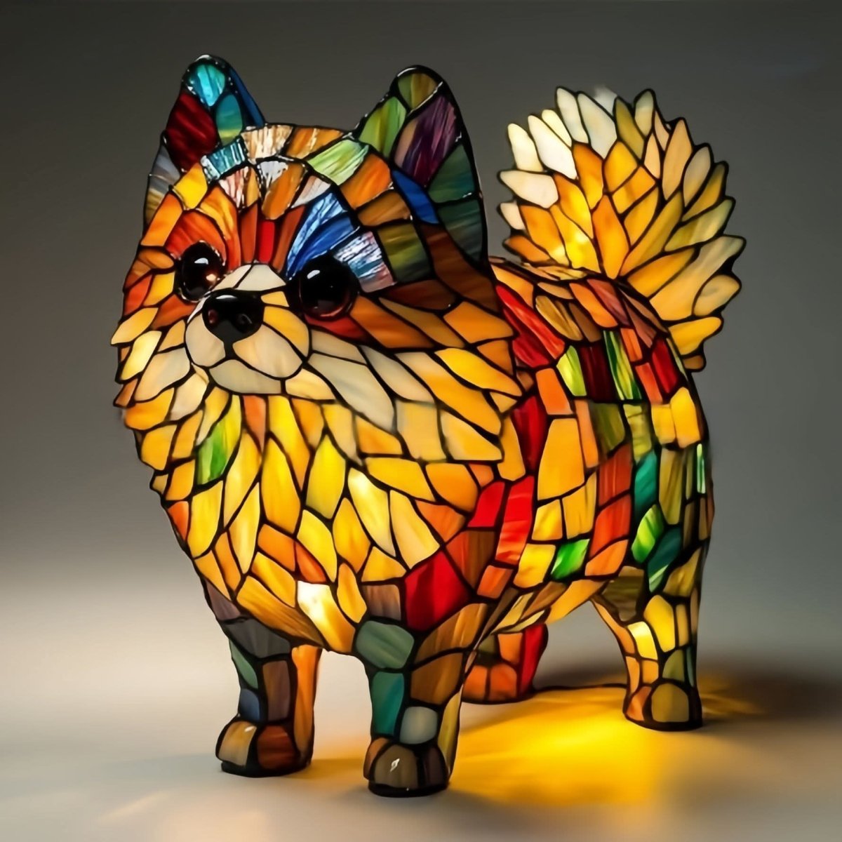 PawGlow LED-natlys til hunderacer for hundeelskere USB-drevet boligdekoration