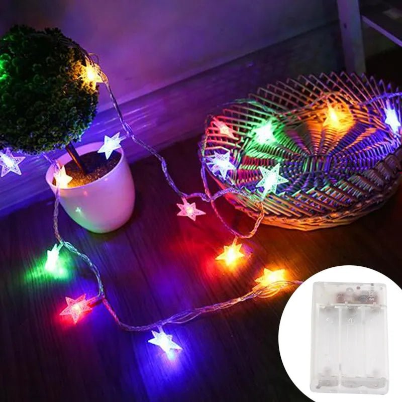 AuraGlow LED Işık Zinciri Partiler İçin Sıcak Işık ve Renkli Parıltı