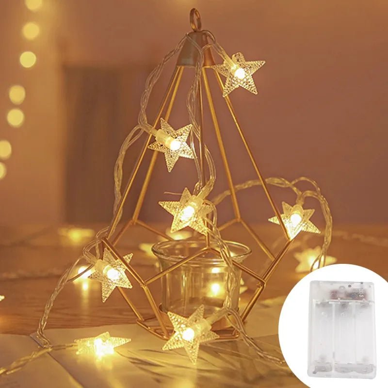 AuraGlow LED Işık Zinciri Partiler İçin Sıcak Işık ve Renkli Parıltı