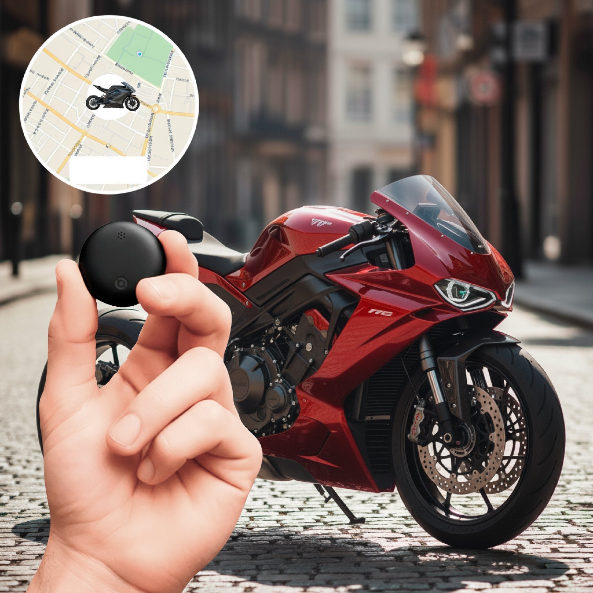 Motorcycle GPS Tracker With Real-Time Location And No Subscription