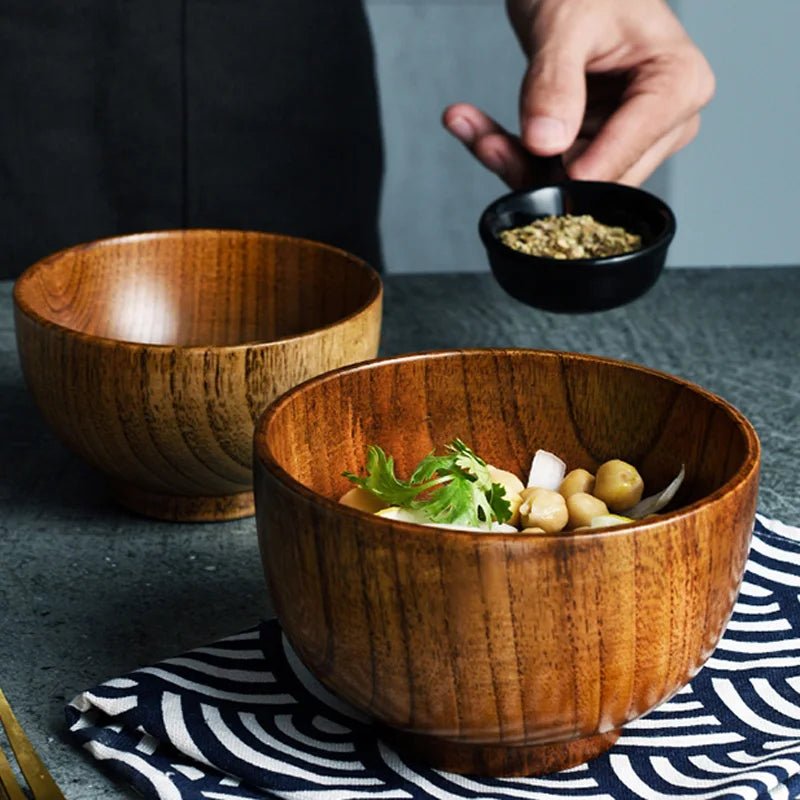 Ciotola in Legno Eco-Friendly EverPure per Mangiare Senza Plastica