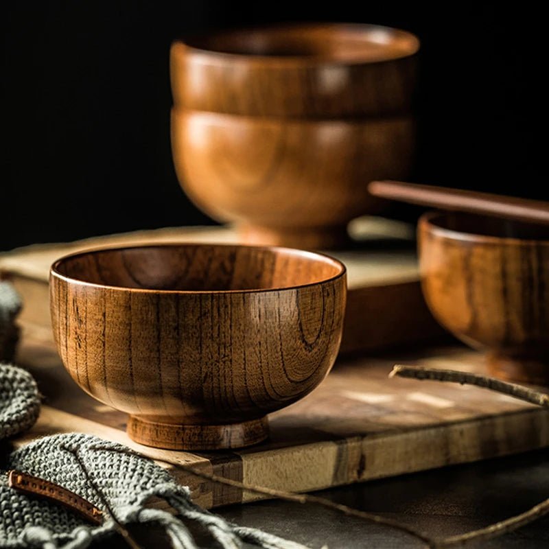 Ciotola in Legno Eco-Friendly EverPure per Mangiare Senza Plastica