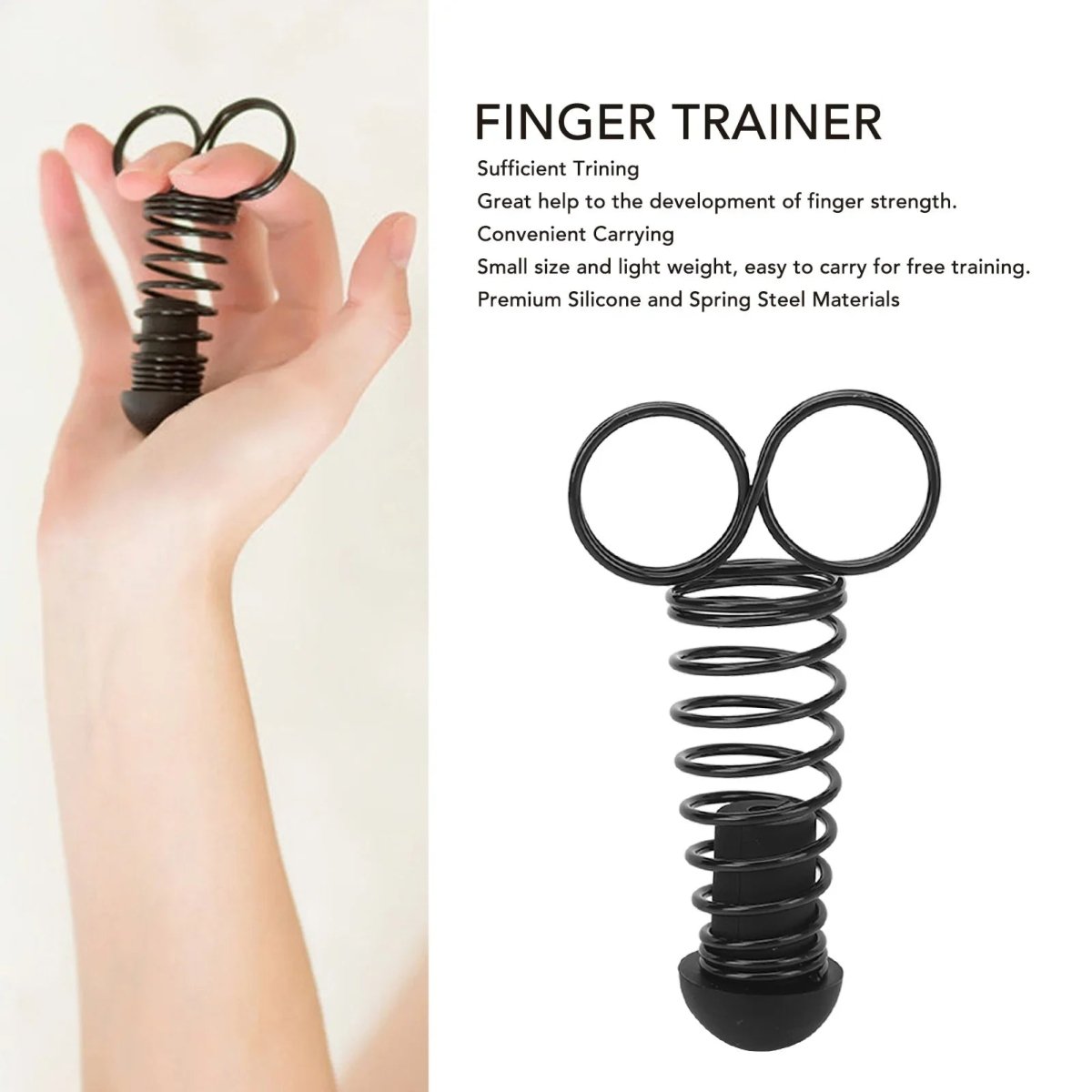 CoreGrip Fingertrener for idrettsutøvere med justerbar motstand og underarmsstyrke