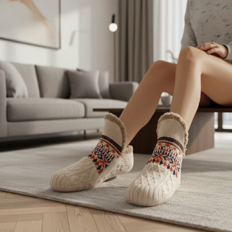 Comfortabele Home Comfort Ultrasoft Antislip Huissokken van VelvetStride
