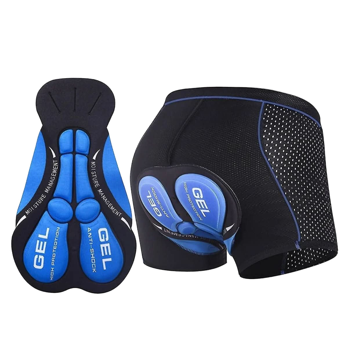 Pantalones Cortos de Ciclismo VeloGlide con Gel Acolchado para Paseos Sin Dolor Unisex