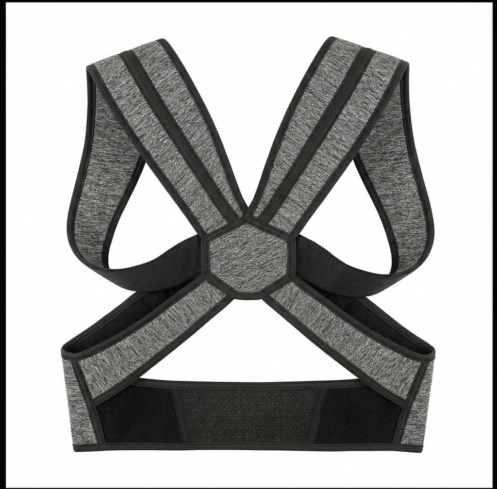 BambooSpine Adjustable Posture Corrector for Comfortable Back Support
