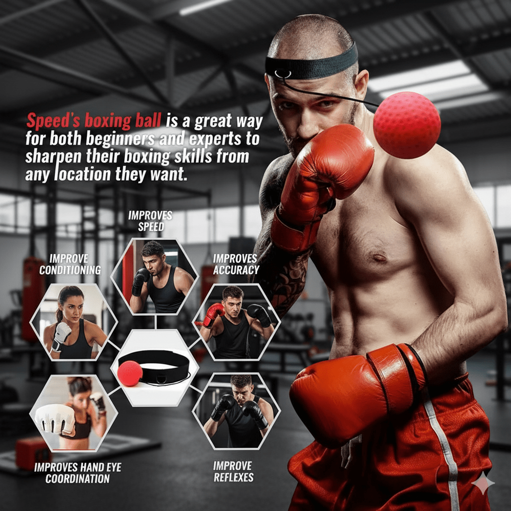 Pelota Reflex PulseFlex para Entrenamiento de Boxeo para Mejorar los Reflejos para Principiantes