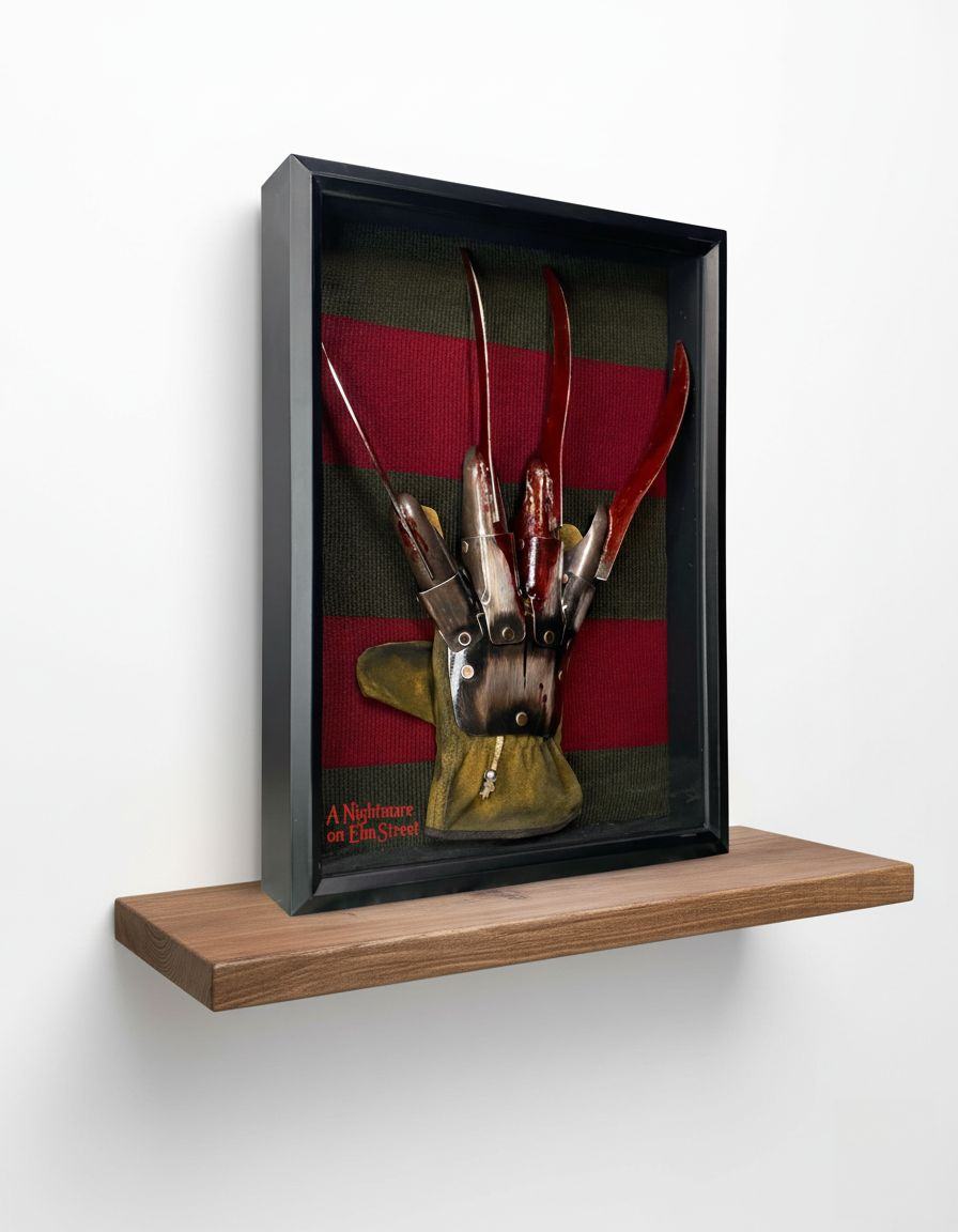 Replica del Guanto da Esposizione Notte d’Ossidiana Nightmare Icon e Maglione per Collezionisti