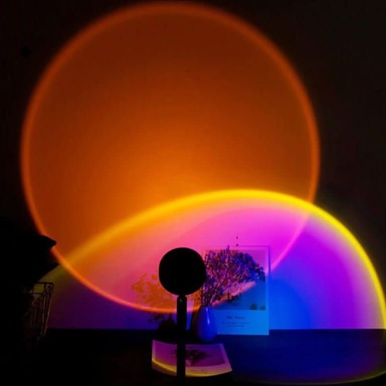 Sunora Led Glow Sunset Lamp With 180 Degree Adjustable Head And Ambient Lighting
