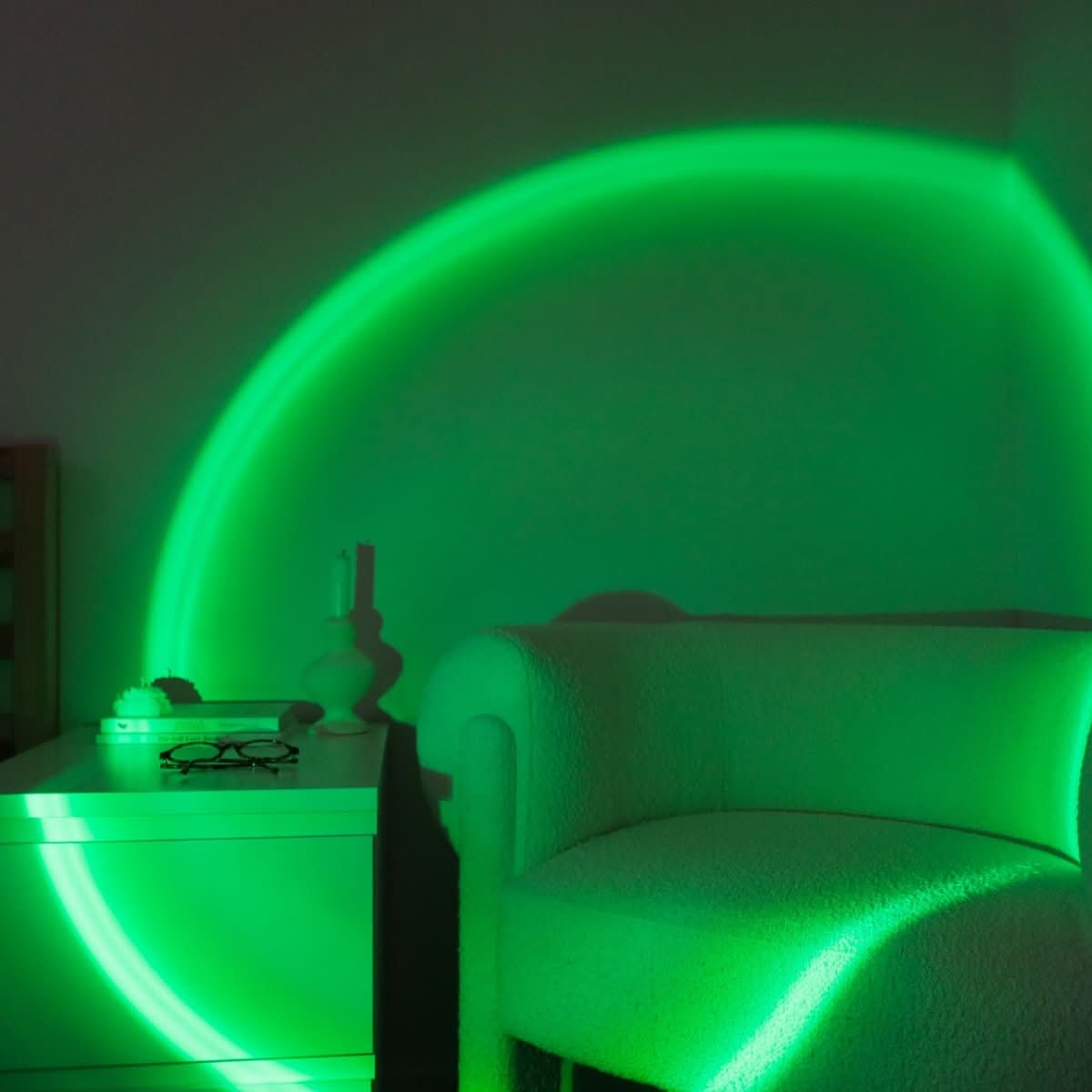 Sunora Led Glow Sunset Lamp With 180 Degree Adjustable Head And Ambient Lighting