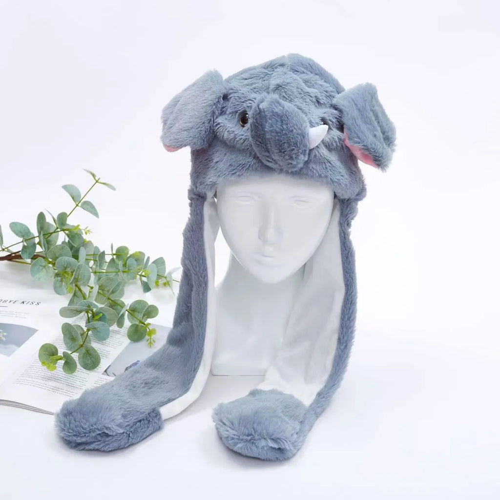 Cappello con Orecchie Mobili BunnyJoy che Illumina Ogni Viso con un Sorriso Allegro