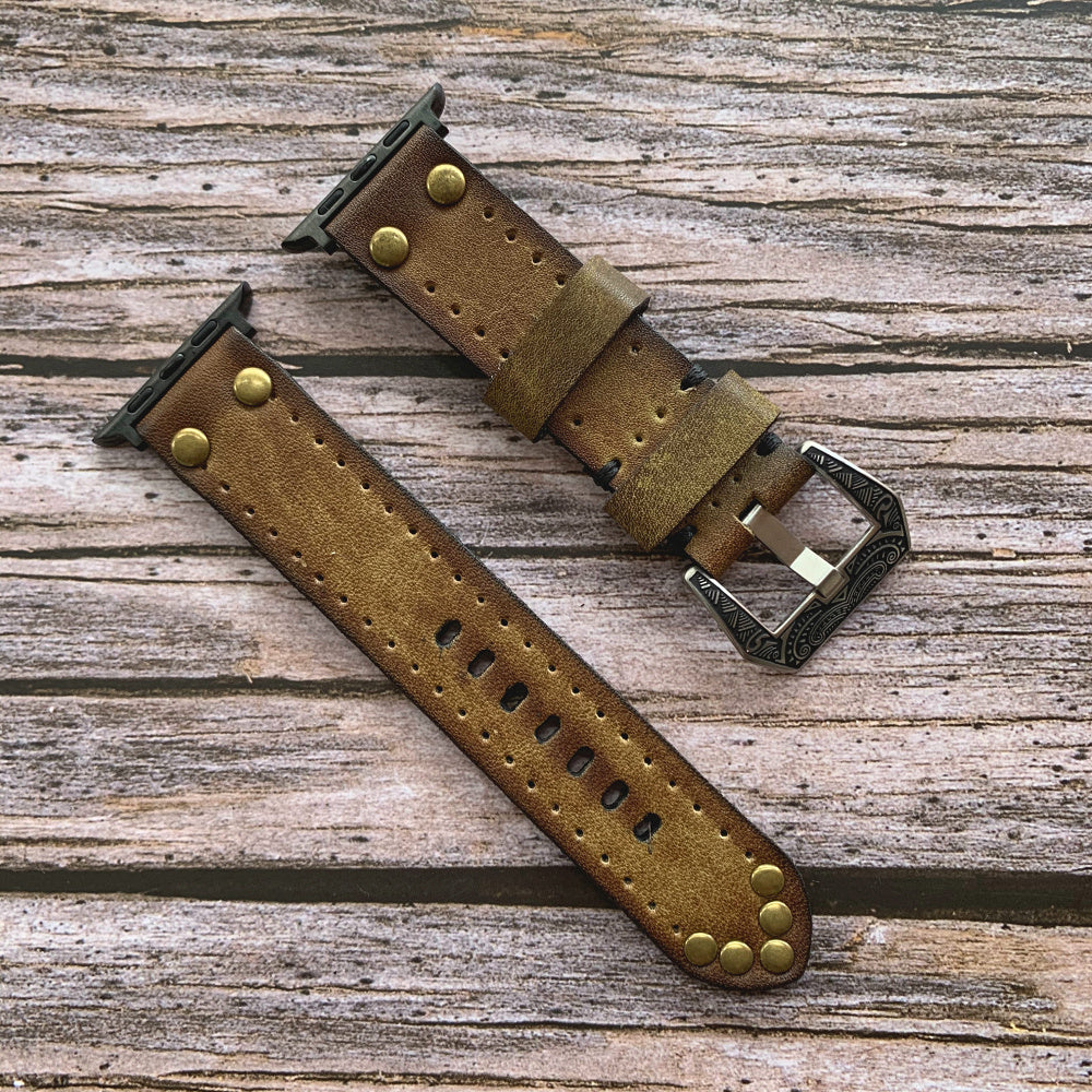 HarborVale Vintage-Lederarmband für NovaCore Ultra Uhr