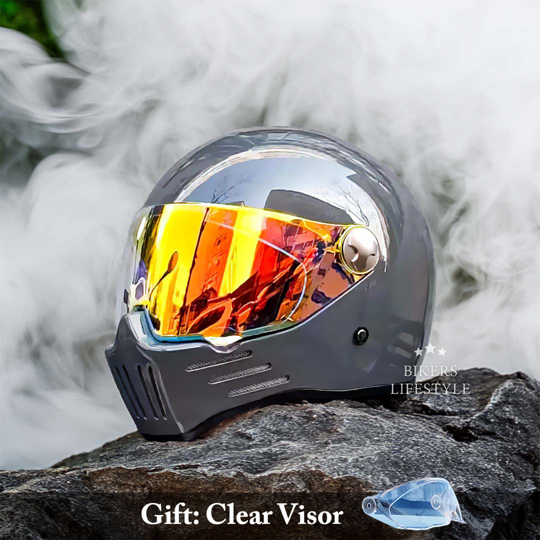 Crimson Visor Cruiser Helmet With Full Face DOT And ECE Approval