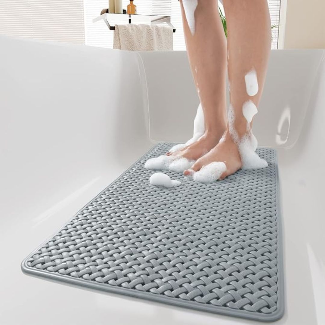 Gripmaster Saugnapf-Badewannenmatte mit rutschfester Oberfläche