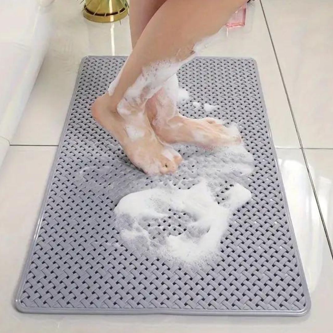 Gripmaster Saugnapf-Badewannenmatte mit rutschfester Oberfläche