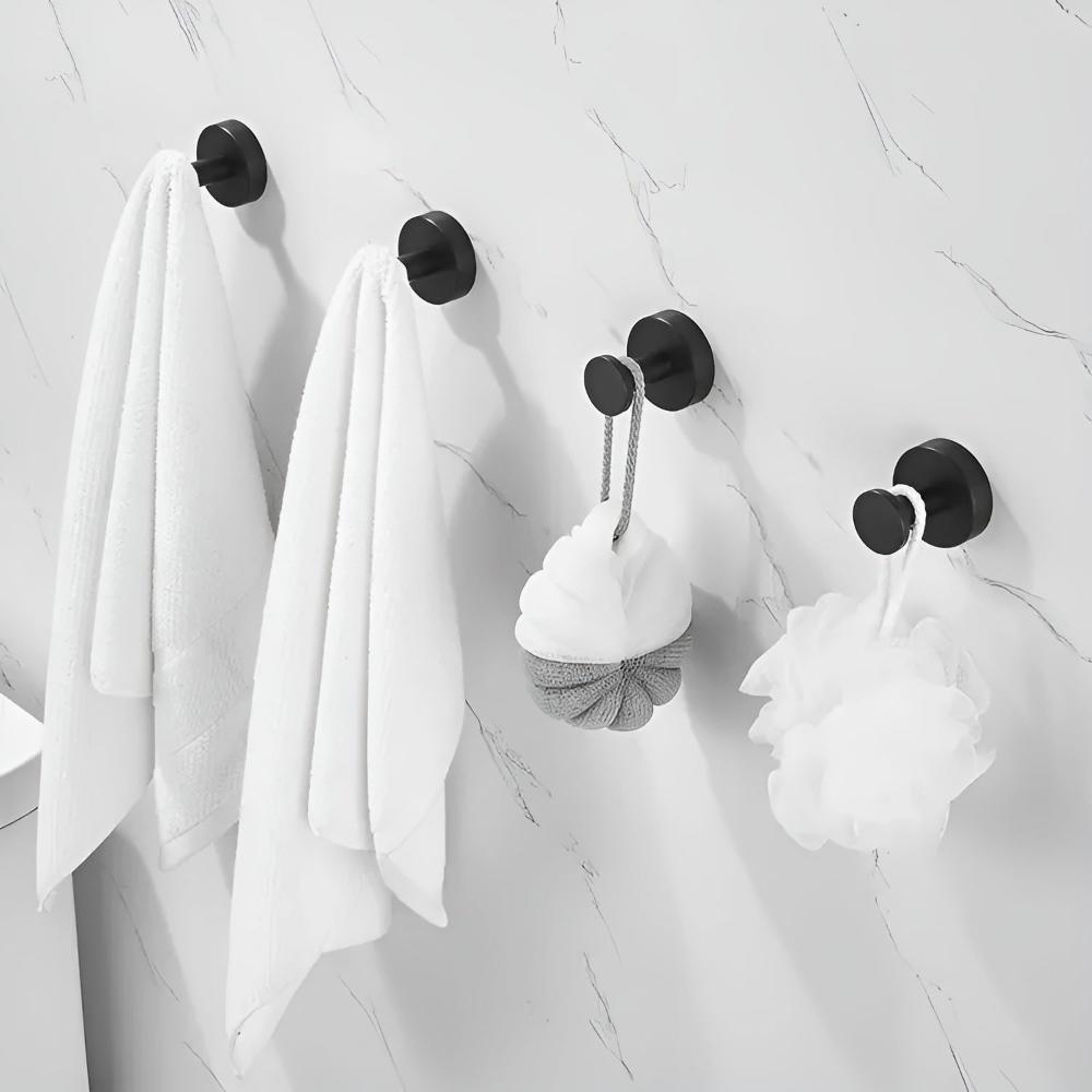 Stainless Steel Griplock Shower Hooks Vacuum Seal Hooks Set