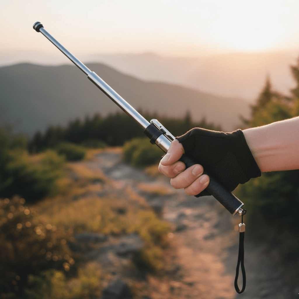 HikeStick Ergonomic Hiking Pole For Stable, Comfortable Outdoor Support