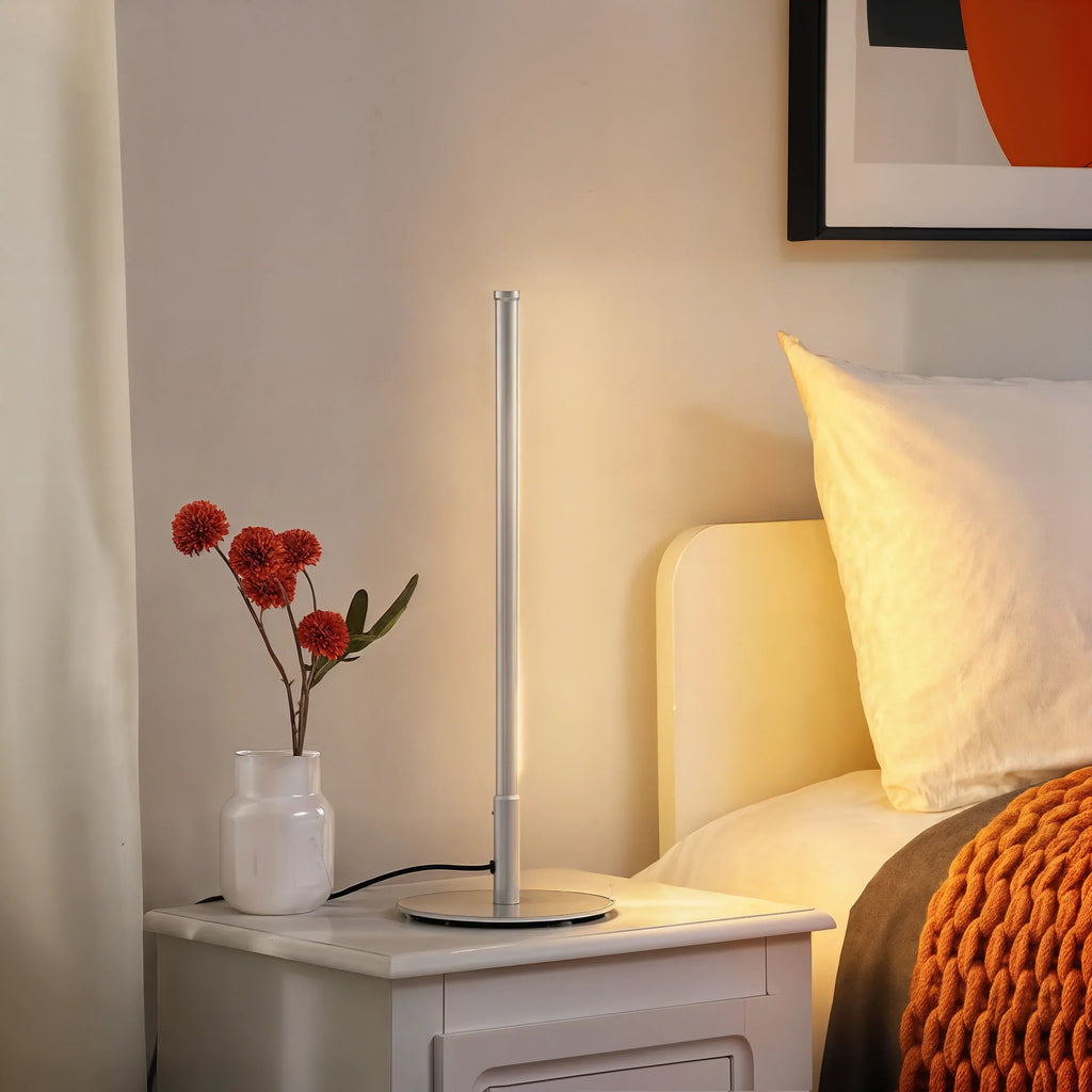 Golden Lampada da Tavolo LED per Soggiorno, Camera da Letto e Scrivania