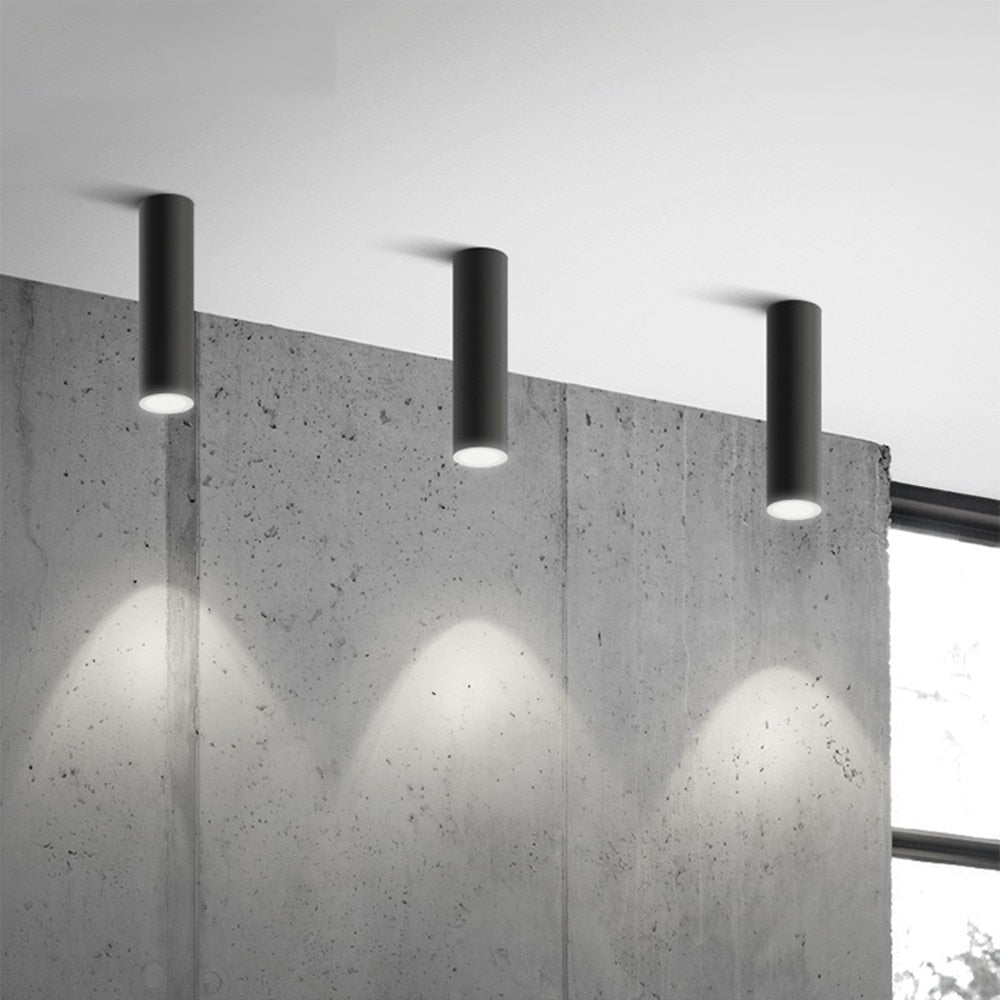 NovaLume Tube LED inbouwspot opbouw plafondlamp