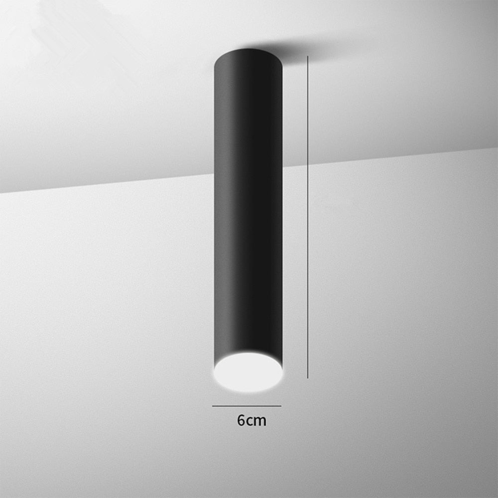 NovaLume Tube LED inbouwspot opbouw plafondlamp