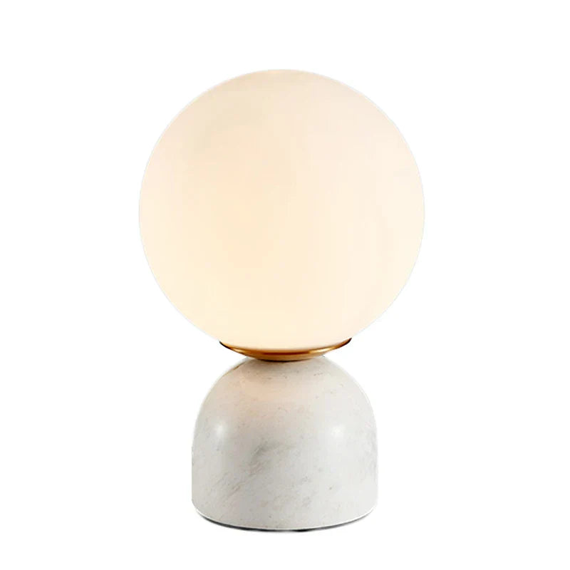 LumaNova glazen bol tafellamp met sfeervolle LED gloed