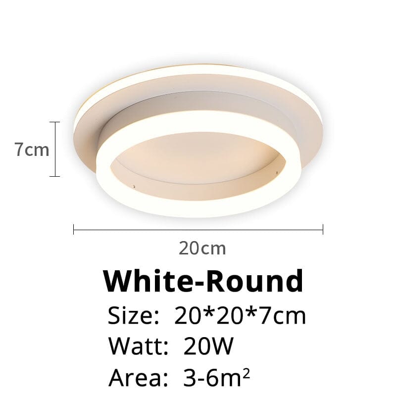 Lampada da Soffitto LED LumaNova per Corridoio Montaggio a Superficie Elite