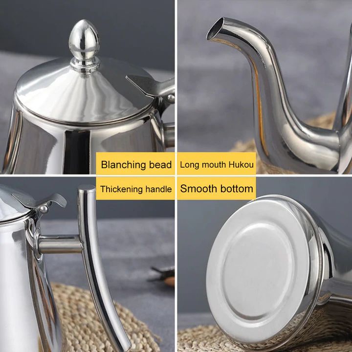 Induction Kettle Built-In Filter For Quick Boil In Eco Stainless Steel