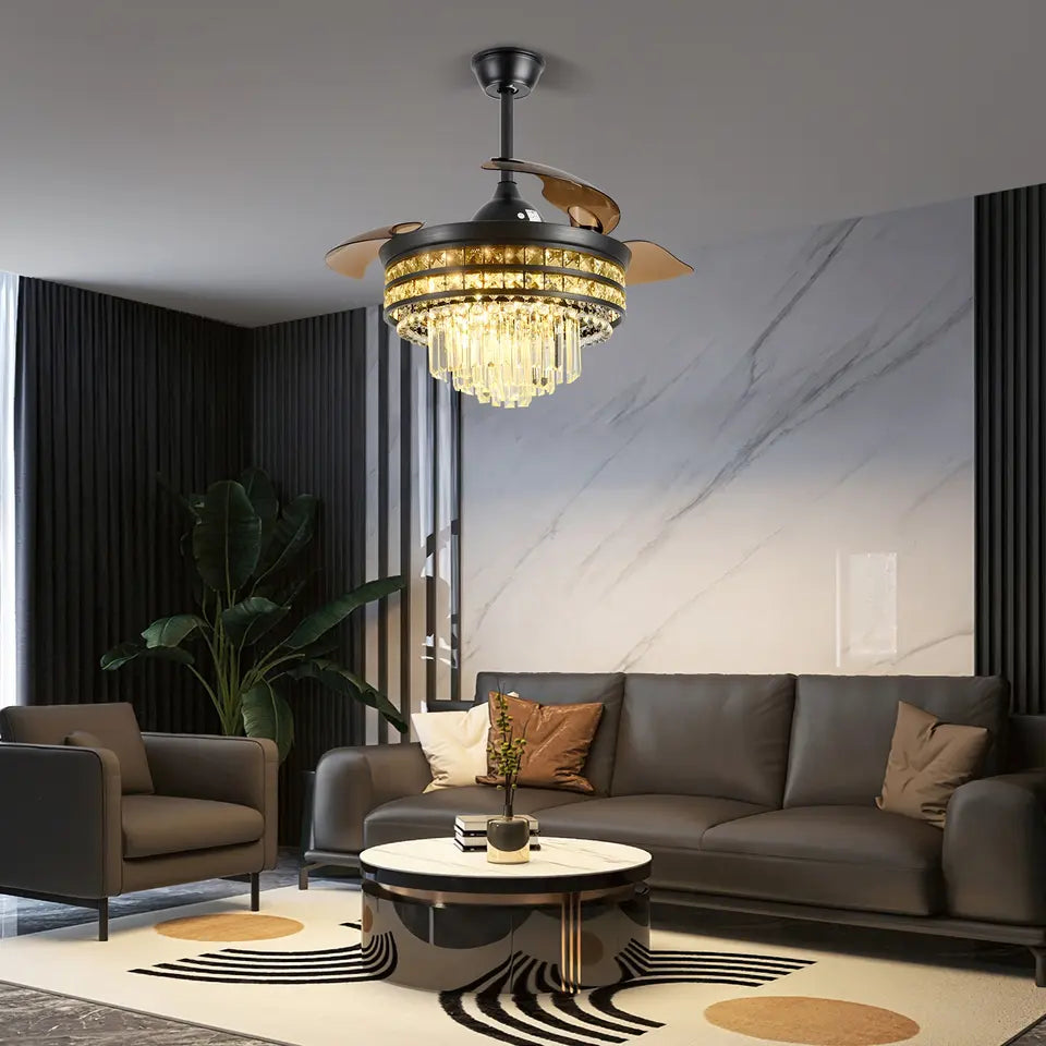 Aurea Luxe leiser Deckenventilator mit dimmbarem LED-Licht