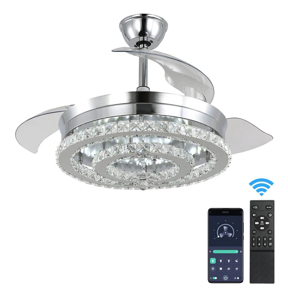 LumaBreeze 42 tuuman LED-kattotuuletin integroidulla valolla