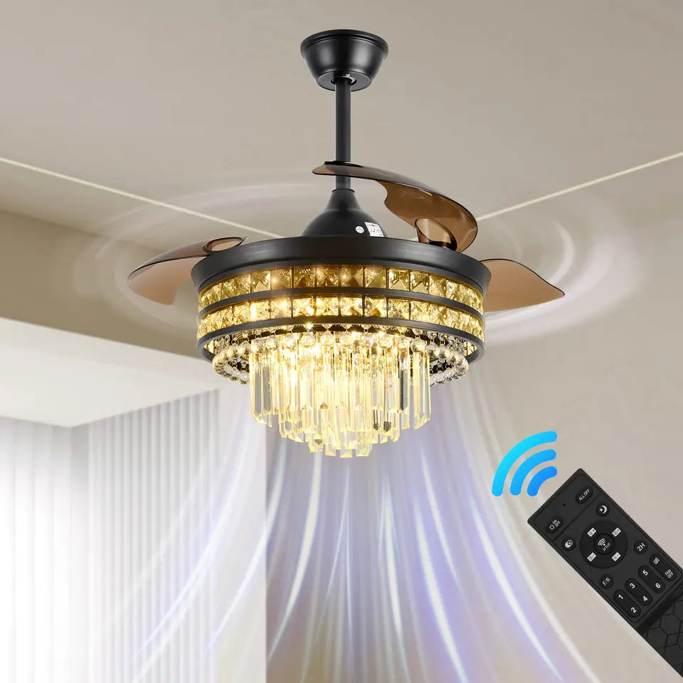 Aurea Luxe leiser Deckenventilator mit dimmbarem LED-Licht