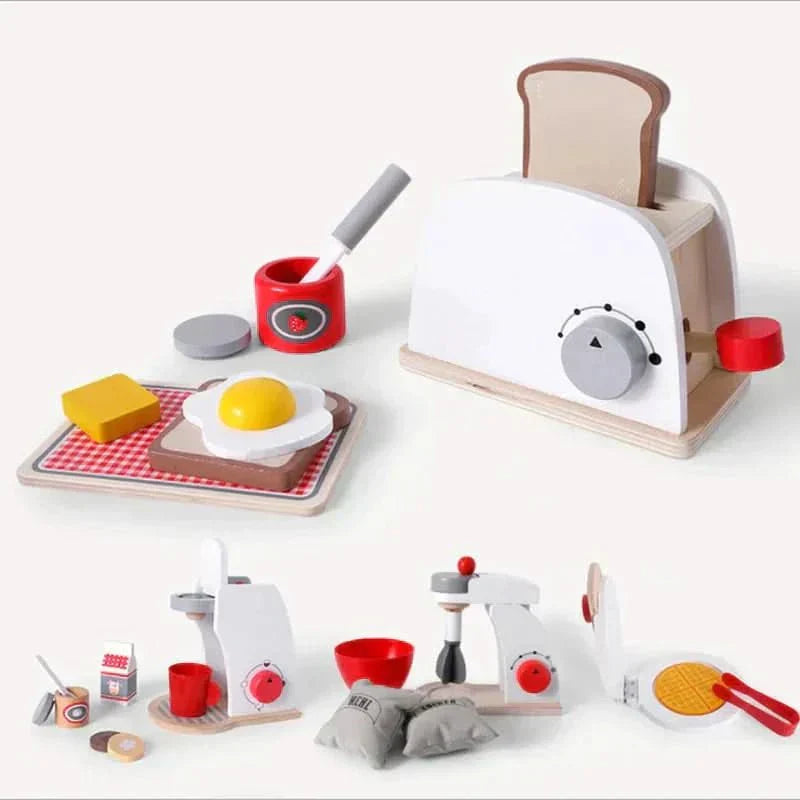 Set de Cocina de Madera Realista ChefNest para Pequeños Chefs Juego Creativo Sin Pantalla