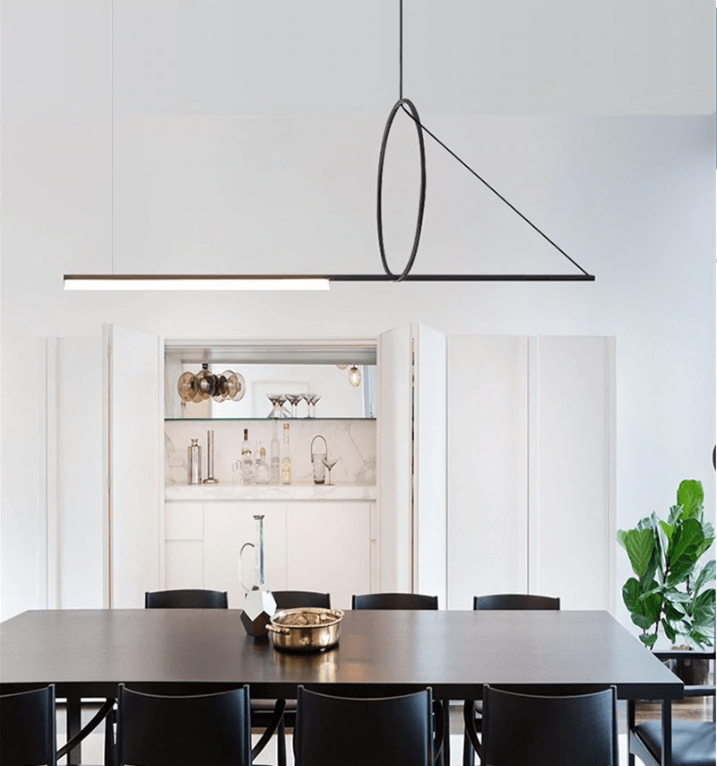 Triora driehoekige hanglamp voor moderne interieurs