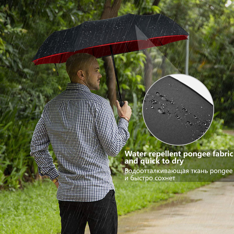StormShield Windproof Automatic Umbrella With Reversed Closing Mechanism