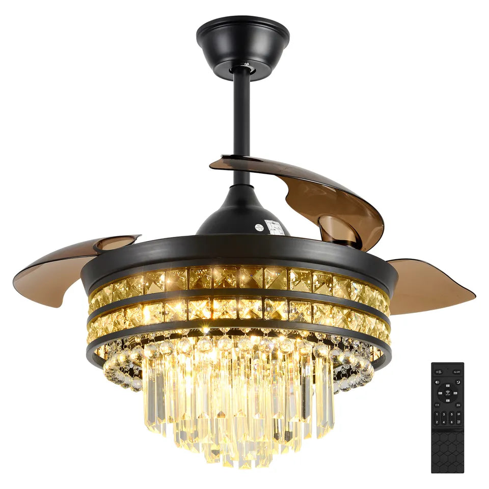 Aurea Luxe leiser Deckenventilator mit dimmbarem LED-Licht