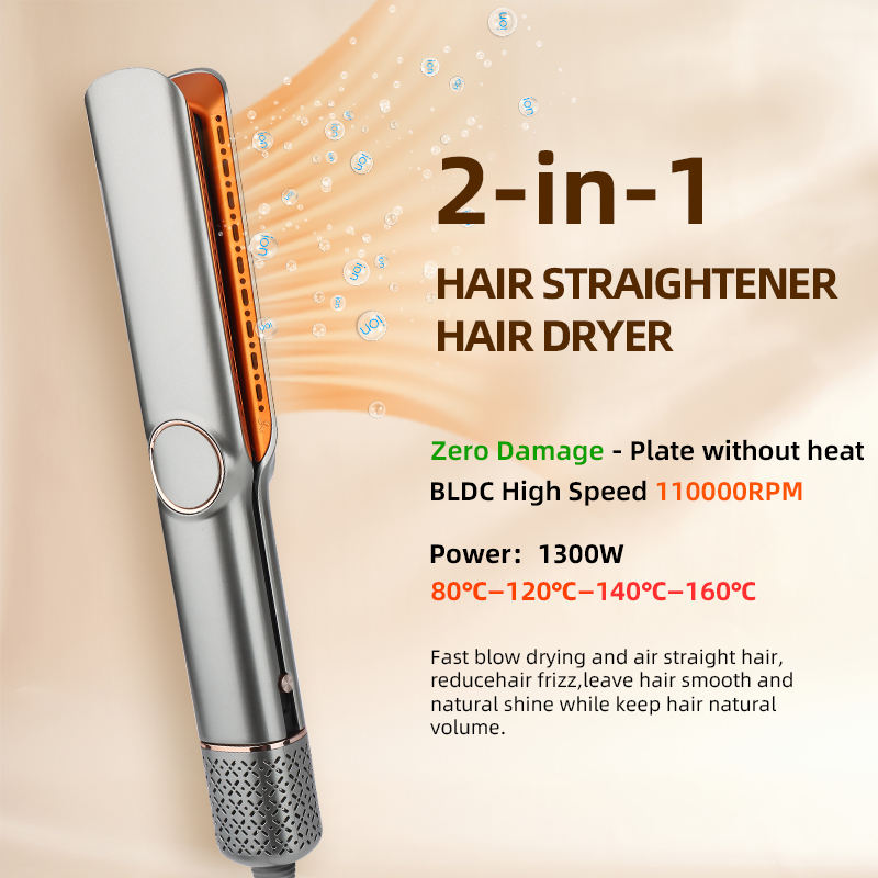 VivaRise Duo Styler Secador y Alisador de Cabello 2 en 1