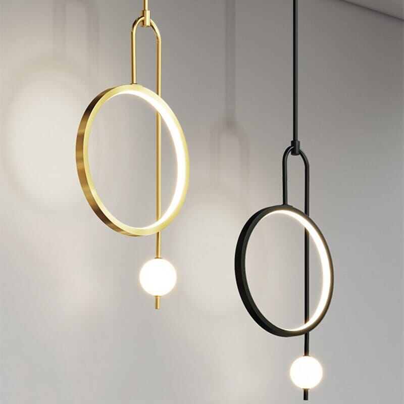 Celestra Gold Ring Pendant Light for Ambience and Warmth