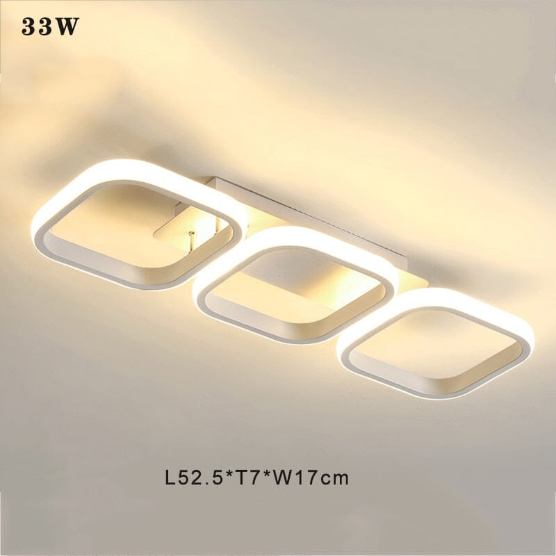 Lampada da Soffitto Mini LED NovaLume Fissa Quadrata e Rotonda
