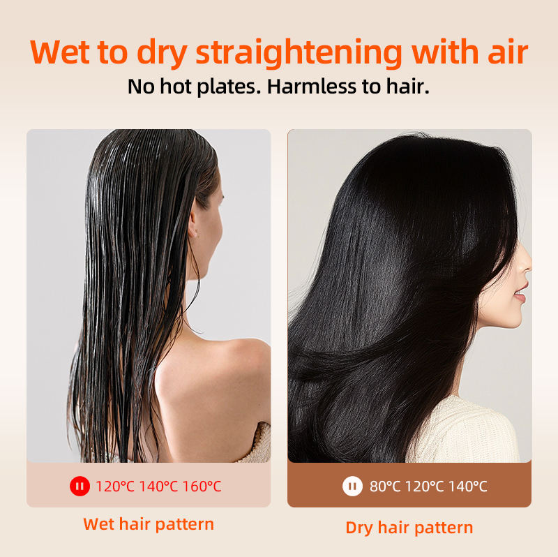 VivaRise Duo Styler Secador y Alisador de Cabello 2 en 1