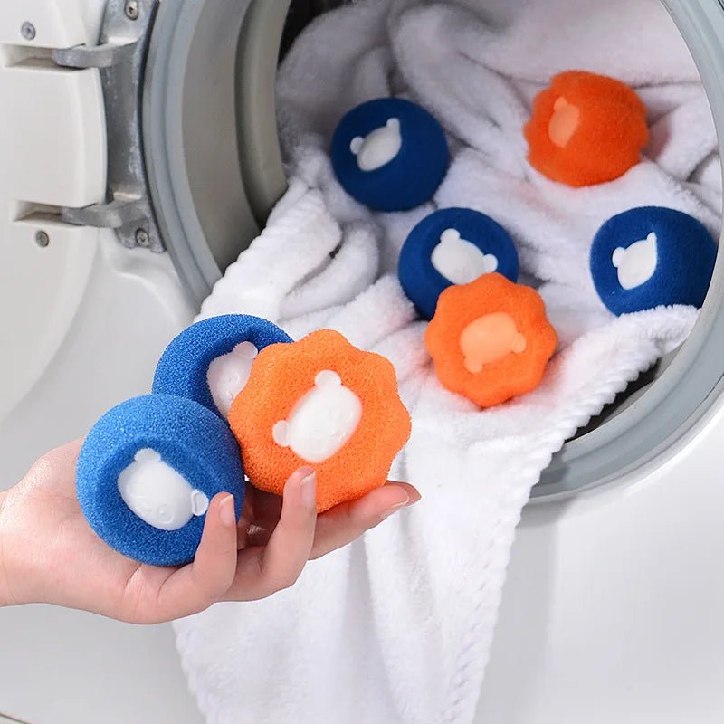 Ensemble de boules de lavage FurFresh pour élimination des poils d'animaux respectueuse des tissus