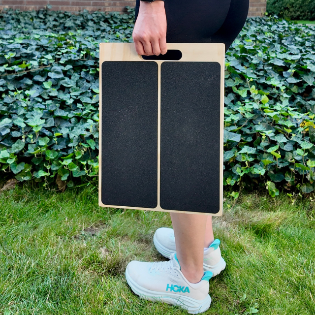 LumaFlex Foldable Mobility Board At Home Calf Stretches And Ankle Stretches
