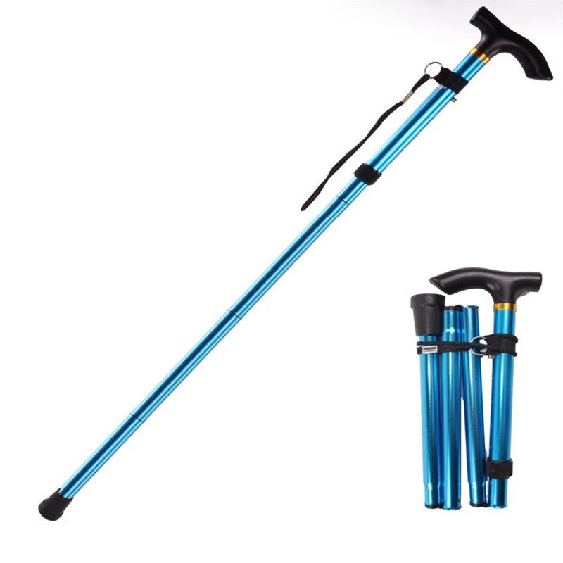 Bengala Dobrável Telescópica TrailGlide para Caminhadas e Viagens