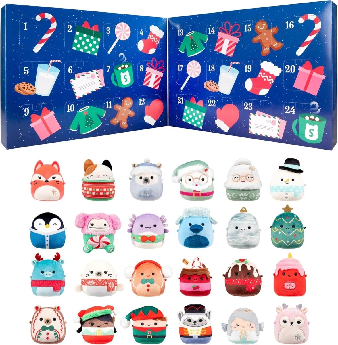 Snug Minis 2025 24 Günlük Marshmallow Advent Takvimi Çocuklar İçin Mini Paketlerle