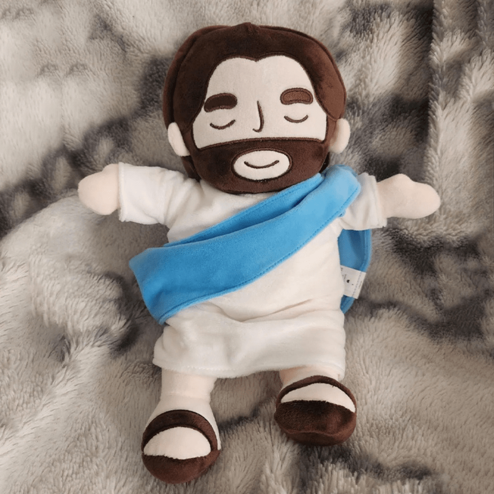 CalmNest Jesus Plüschspielzeug Schlafbegleiter für Kinder und Kleinkinder